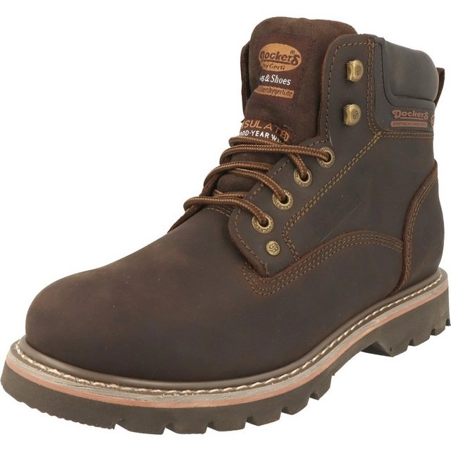 Dockers by Gerli »Herren Schuhe Boots 23DA004 Leder Schnürer Wasserabweisend« Winterboots