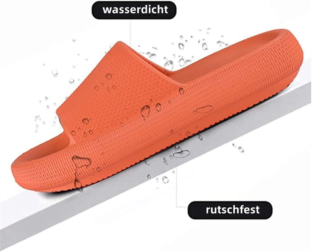 DESI-LEB »Herren Damen Badeschuhe Badeschlappen Slippers« Hüttenschuhe