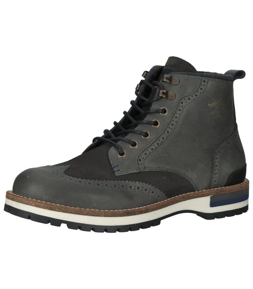 Pantofola d´Oro »Stiefelette Leder/Textil« Schnürstiefelette
