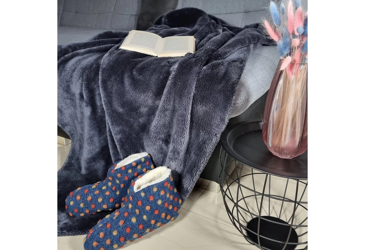NYVI »Bettschuhe IamFlauschi aus Wolle - Warme Hausschuhe für Damen und Herren« Bettschuh Kuschelig & Weich, für Erwachsene und Kinder, 36 37 38 39 40 41 42 43 44 45