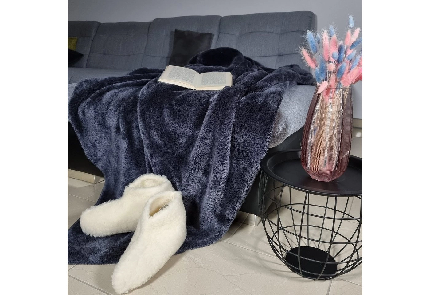 NYVI »Bettschuhe IamFlauschi aus Wolle - Warme Hausschuhe für Damen und Herren« Bettschuh Kuschelig & Weich, für Erwachsene und Kinder, 36 37 38 39 40 41 42 43 44 45