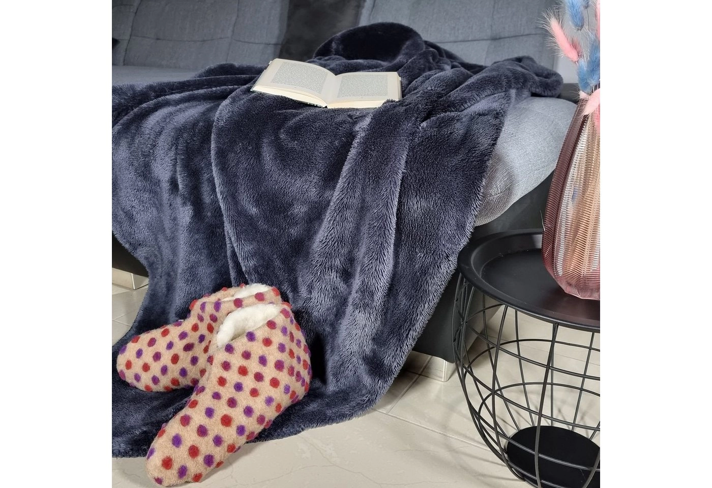 NYVI »Bettschuhe IamFlauschi aus Wolle - Warme Hausschuhe für Damen und Herren« Bettschuh Kuschelig & Weich, für Erwachsene und Kinder, 36 37 38 39 40 41 42 43 44 45