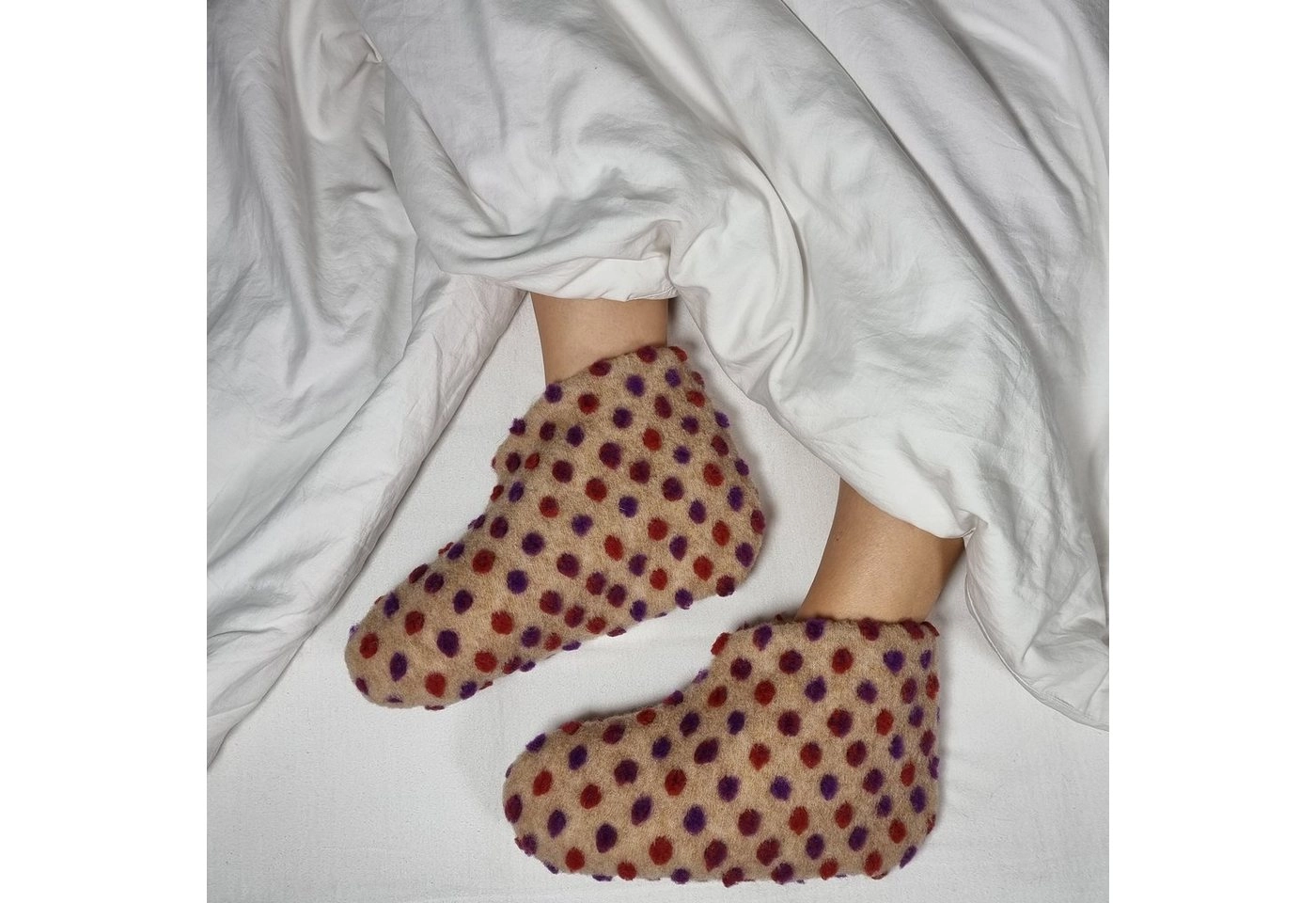 NYVI »Bettschuhe IamFlauschi aus Wolle - Warme Hausschuhe für Damen und Herren« Bettschuh Kuschelig & Weich, für Erwachsene und Kinder, 36 37 38 39 40 41 42 43 44 45