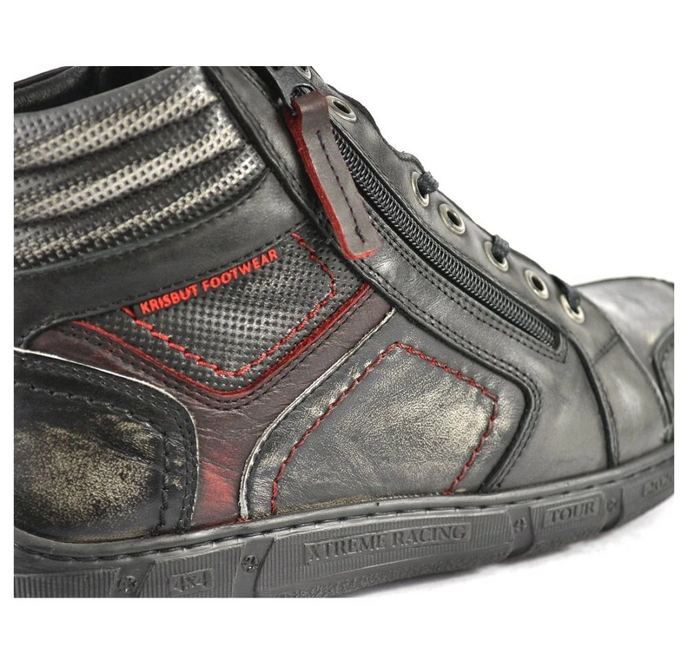 KRISBUT »6675A-3-4« Schnürschuh Schwarz