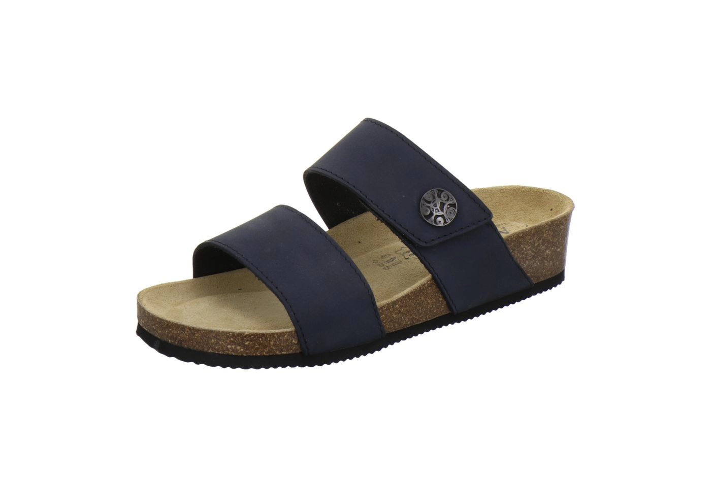 AFS-Schuhe »2745B« Keilpantolette für Damen aus Leder mit Klettverschluss, Made in Germany