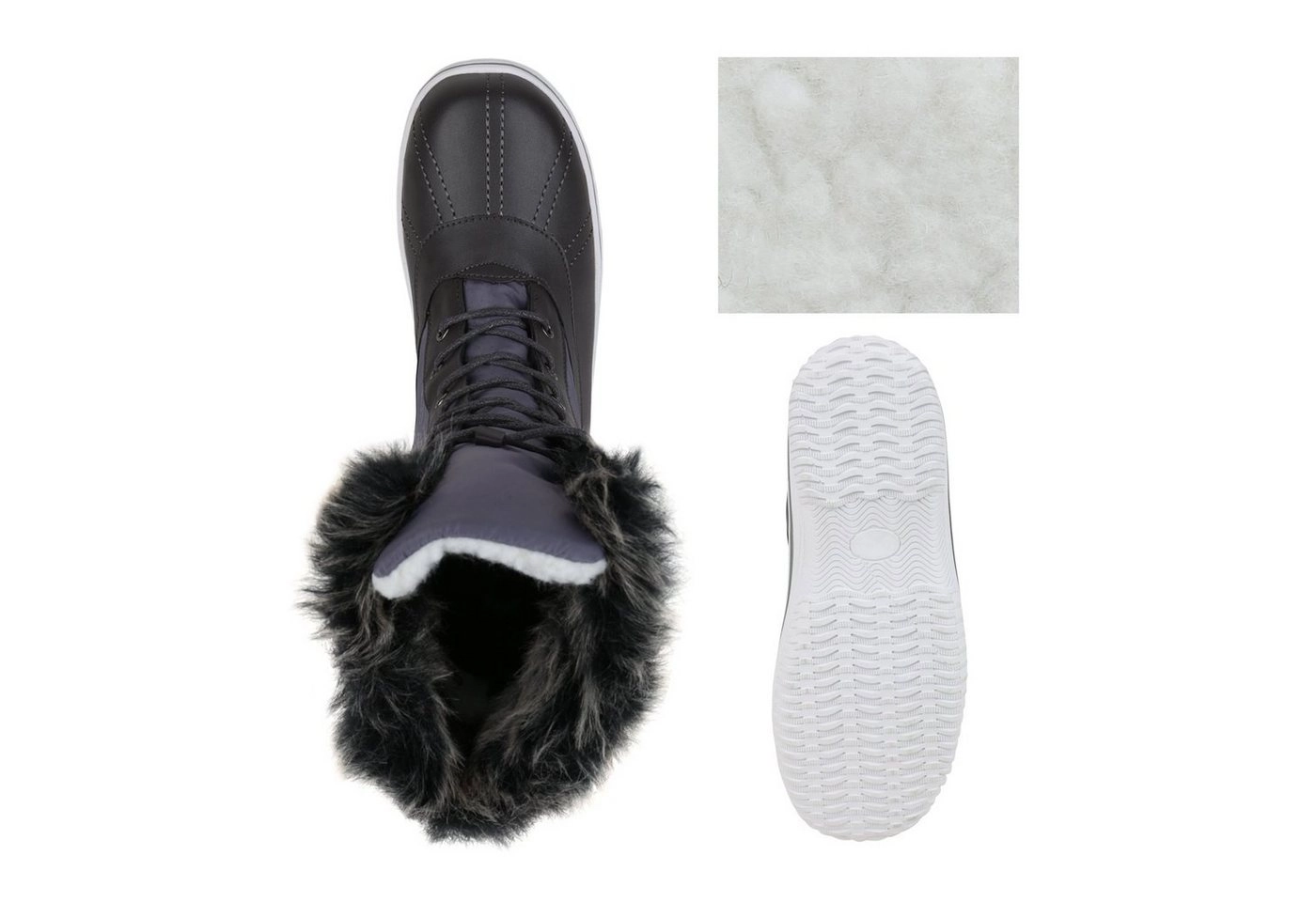 VAN HILL »814083« Winterstiefel Bequeme Schuhe