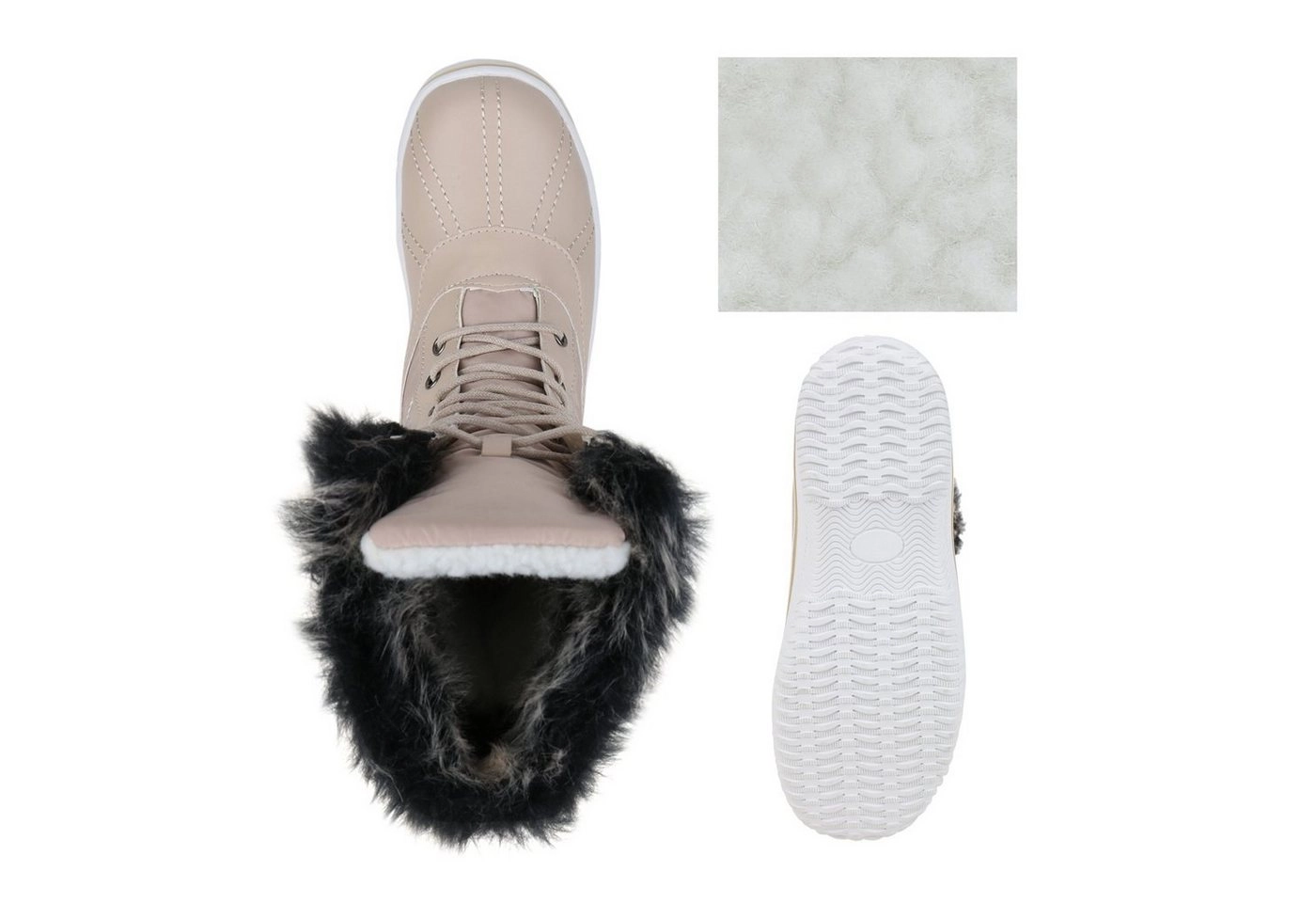 VAN HILL »814083« Winterstiefel Bequeme Schuhe
