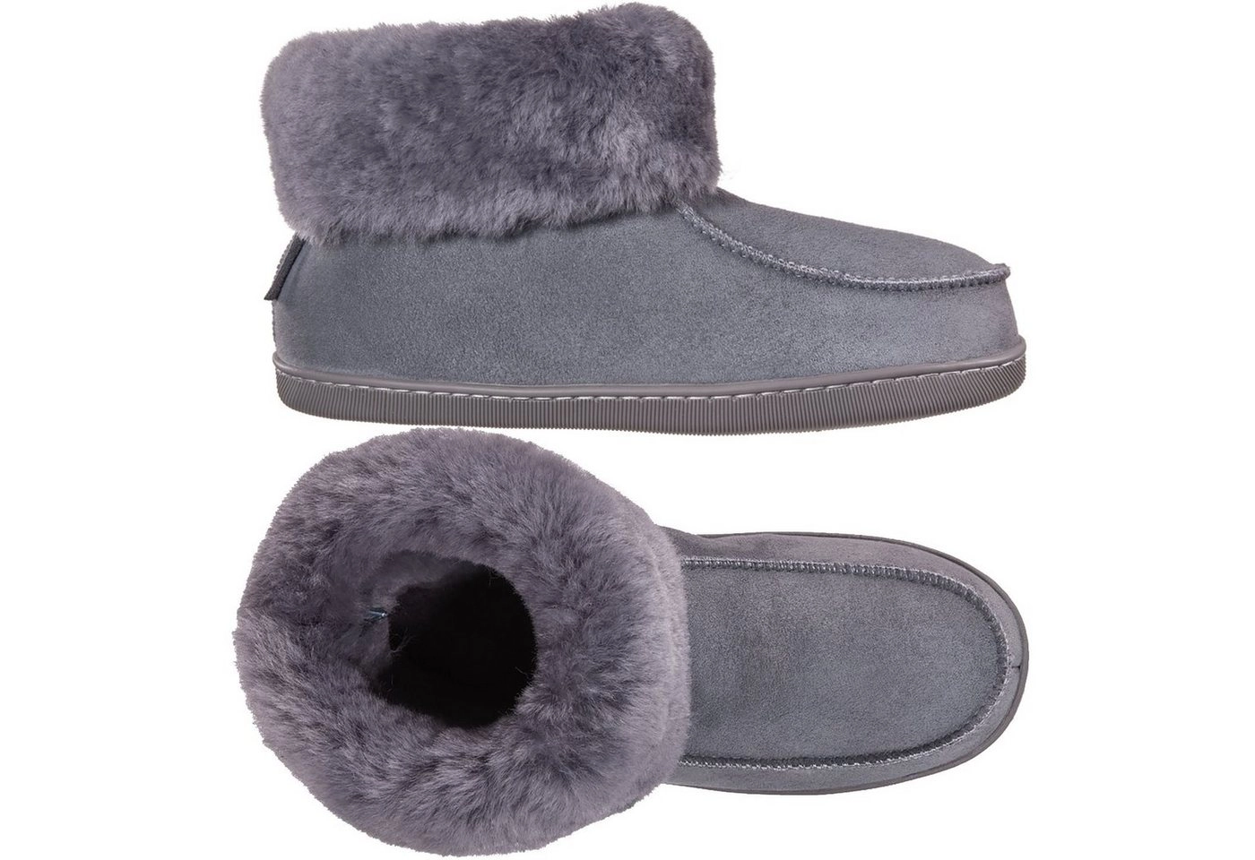 Vanuba »PEPPIN Herren« Hausschuh Echtleder Hüttenschuhe/Winter-Hausschuhe/Gefüttert