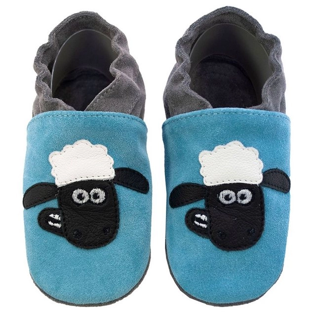 HOBEA-Germany »Kitaschuhe Hausschuhe Kinderschuhe mit Shaun das Schaf« Lauflernschuh
