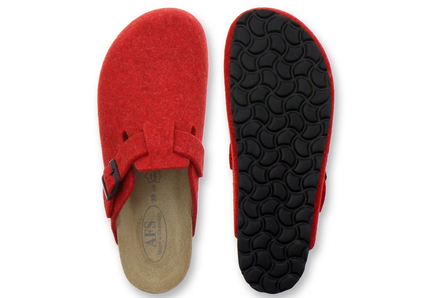 AFS-Schuhe »26900« Hausschuh für Damen aus Filz mit Fußbett, Made in Germany