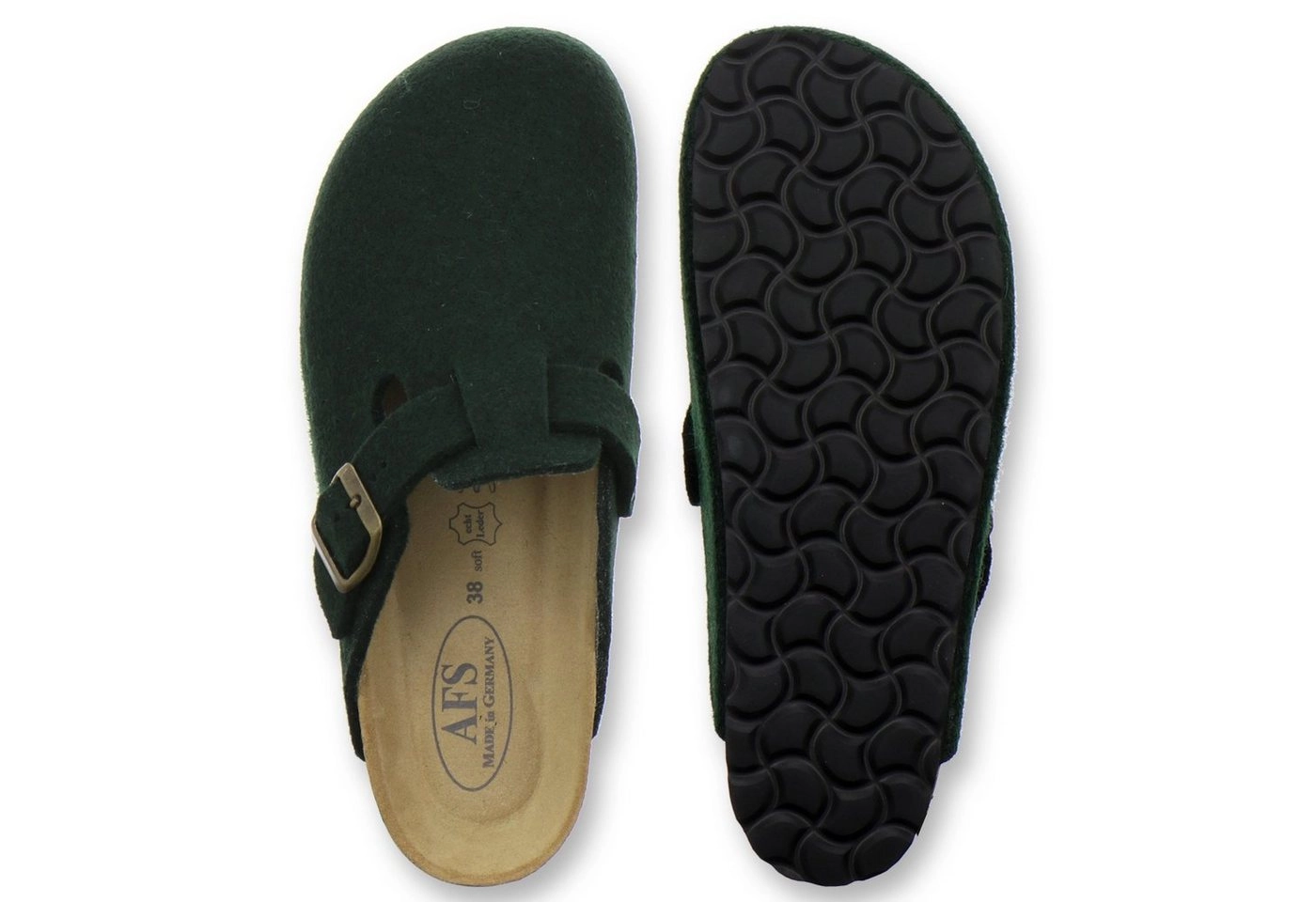 AFS-Schuhe »26900« Hausschuh für Damen aus Filz mit Fußbett, Made in Germany
