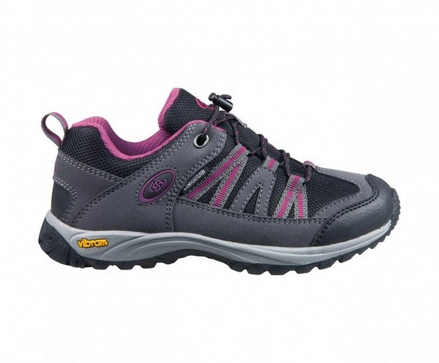 BRÜTTING »Brütting Outdoor OHIO LOW 421061 grau/schwarz/lila« Trekkingschuh