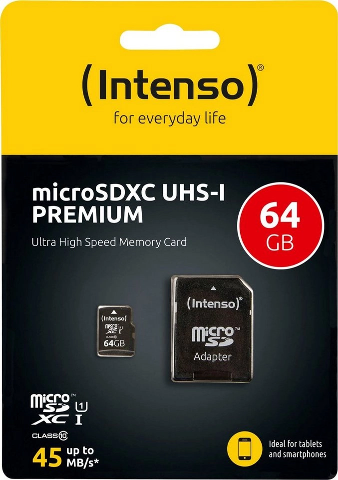 microSDXC UHS-I 64 GB, Speicherkarte