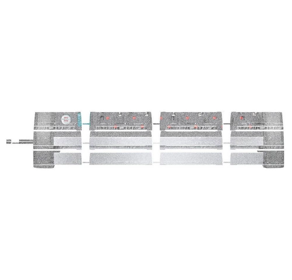 Alu-Office-Line Steckdosenleiste 6-fach
