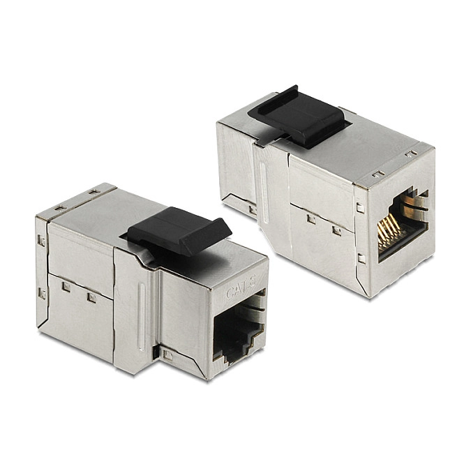 Keystone Modul RJ45 Buchse > RJ45 Buchse Cat.6, Keystone-Modul