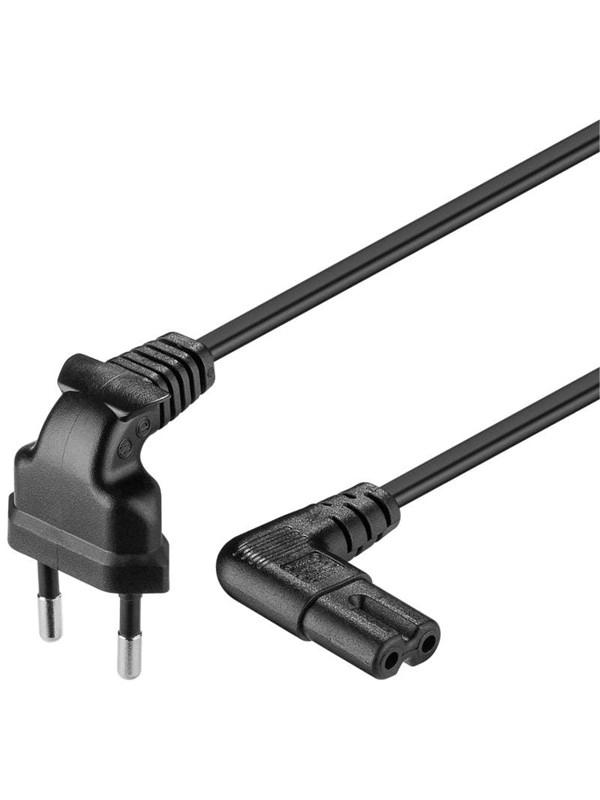 Netzkabel Eurostecker 90°