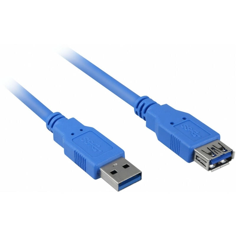 USB 3.2 Gen 1 Verlängerungskabel, USB-A Stecker > USB-A Buchse