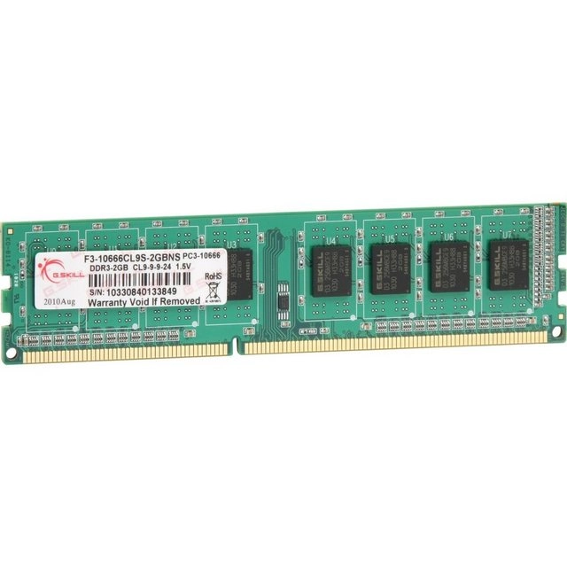 DIMM 2 GB DDR3-1333, Arbeitsspeicher