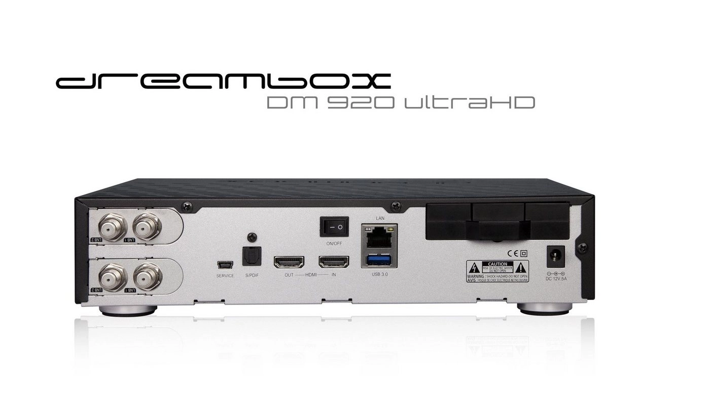 DM920 UHD 4K, Sat-Receiver