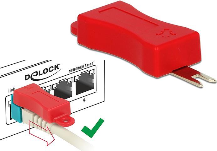 RJ45 Secure Clip, Halterung