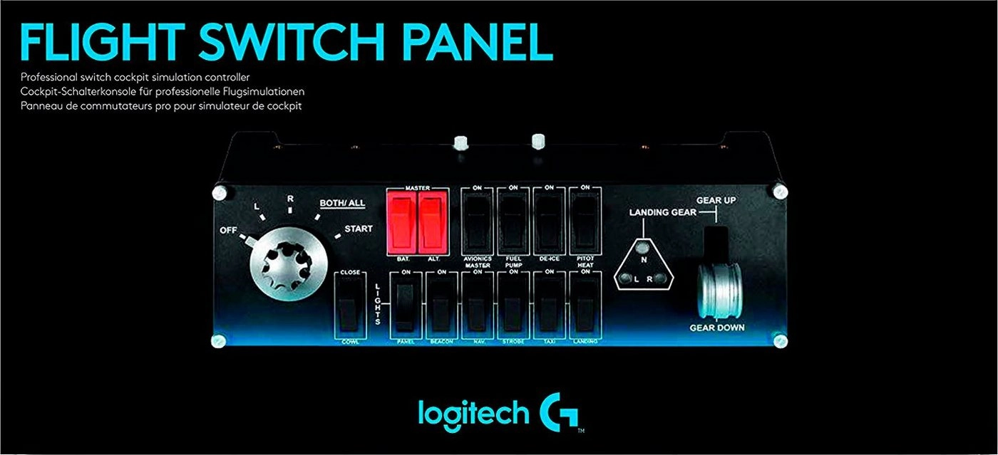 G Saitek PRO Flight Switch Panel, Instrumentenpanel