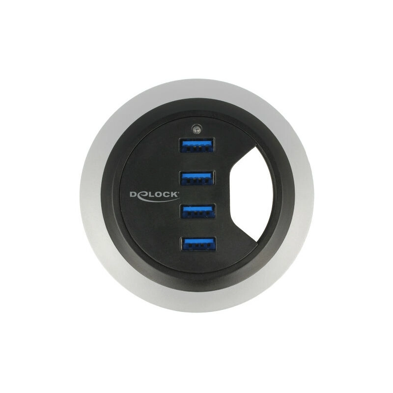 Tisch-Hub 4x USB 3.0 60mm, USB-Hub