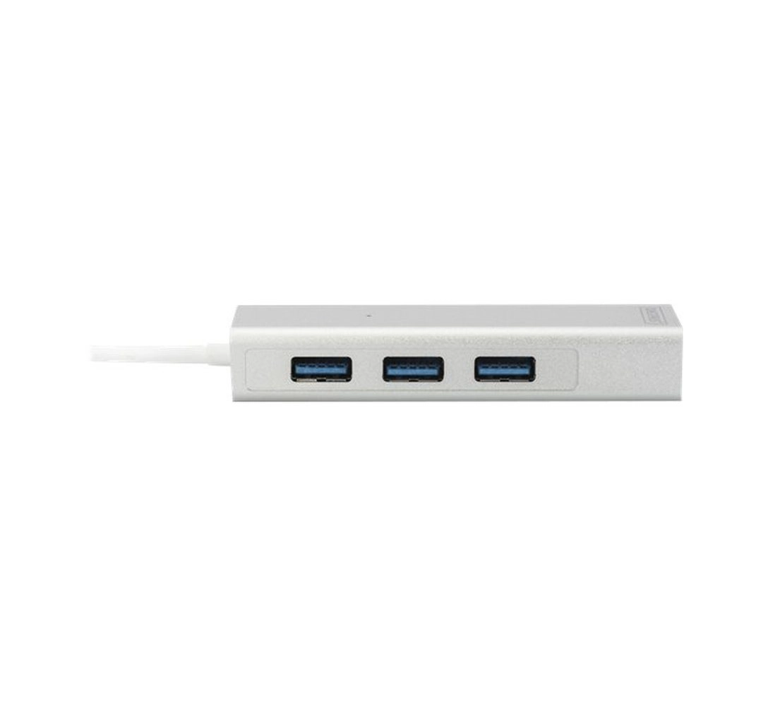 USB 3.0 3-Port Hub mit Gigabit LAN, USB-Hub