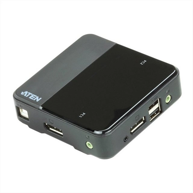 2-Port USB KVM Switch 4K UHD, KVM-Switch