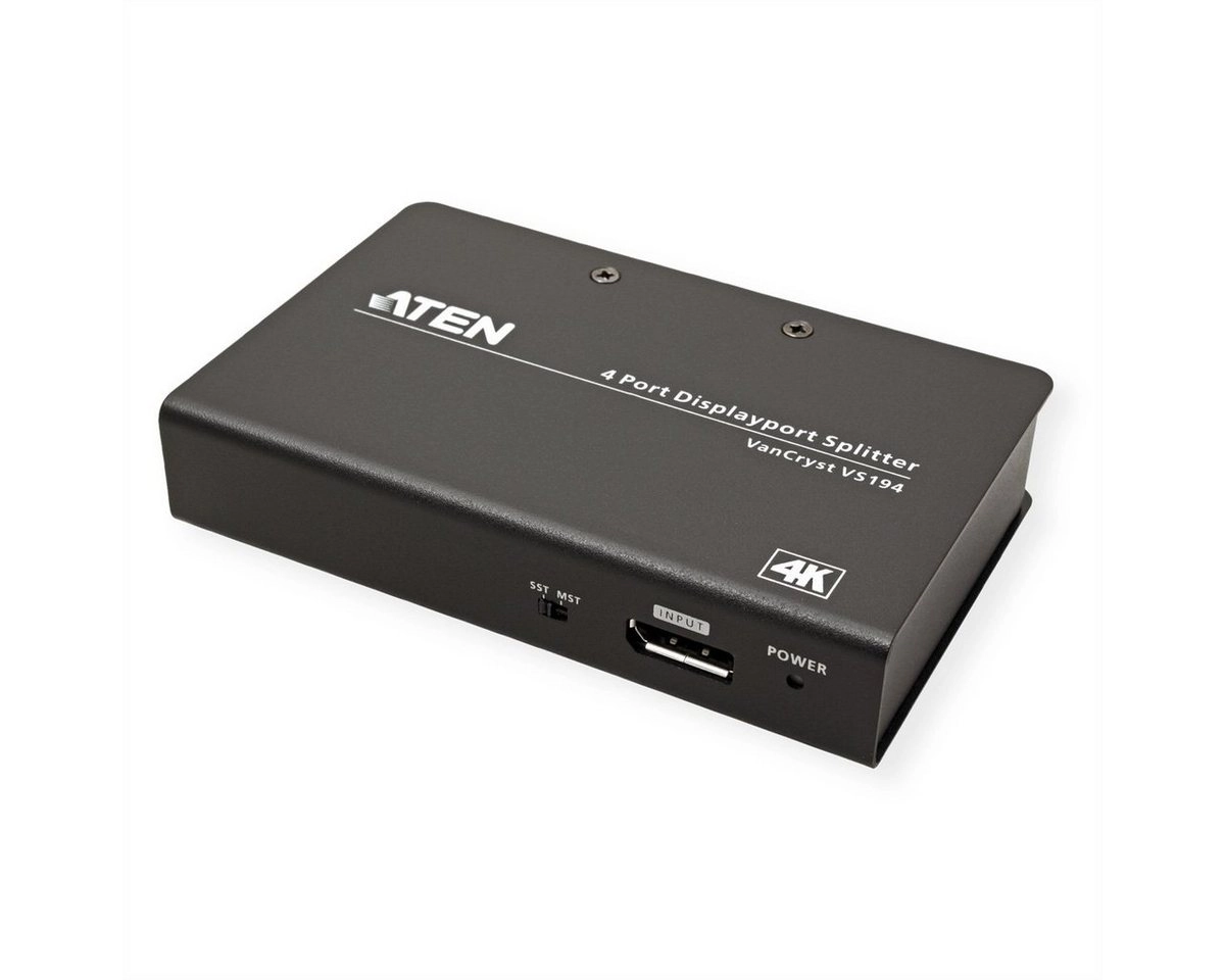 4-Port 4K DisplayPort Splitter, KVM-Switch