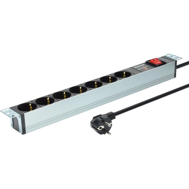 PDU 7fach-Steckdosenleiste, 19", 1HE