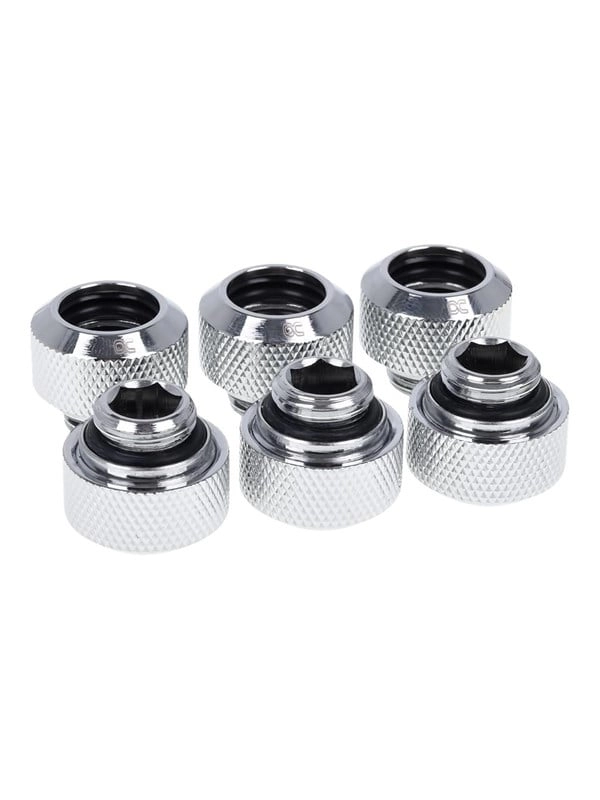 Eiszapfen 13mm HardTube Anschraubtülle G1/4, Schrauben-Set