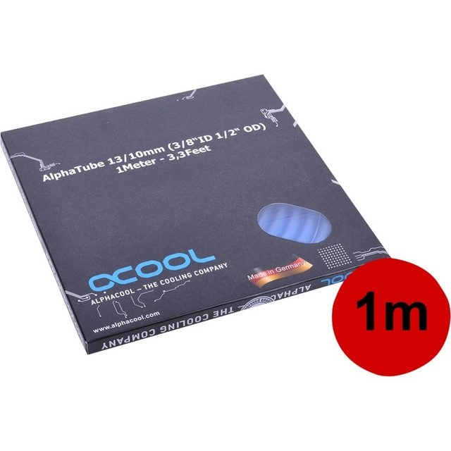 Schlauch AlphaTube HF 13/10 (3/8"ID) - UV Blau 1m