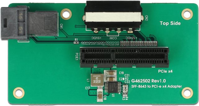 Adapter SFF-8643 > PCIe x4, Konverter