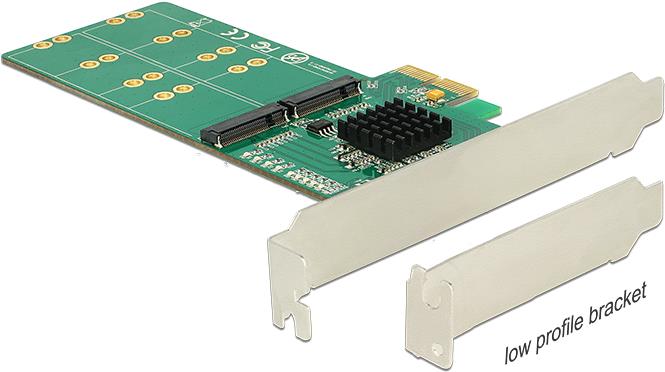 PCIe x2>4x M2 Key B Low Profile, Adapter