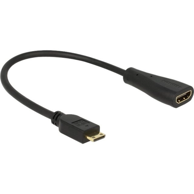 Kabel HDMI mini C Stecker > HDMI-A Buchse, Adapter