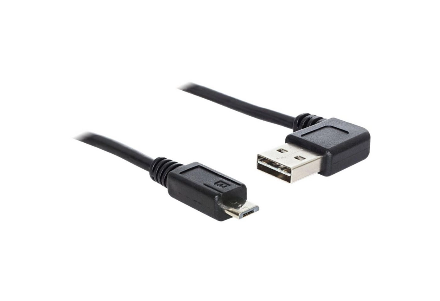 EASY-USB 2.0 Kabel, USB-A Stecker 90° > Micro-USB Stecker