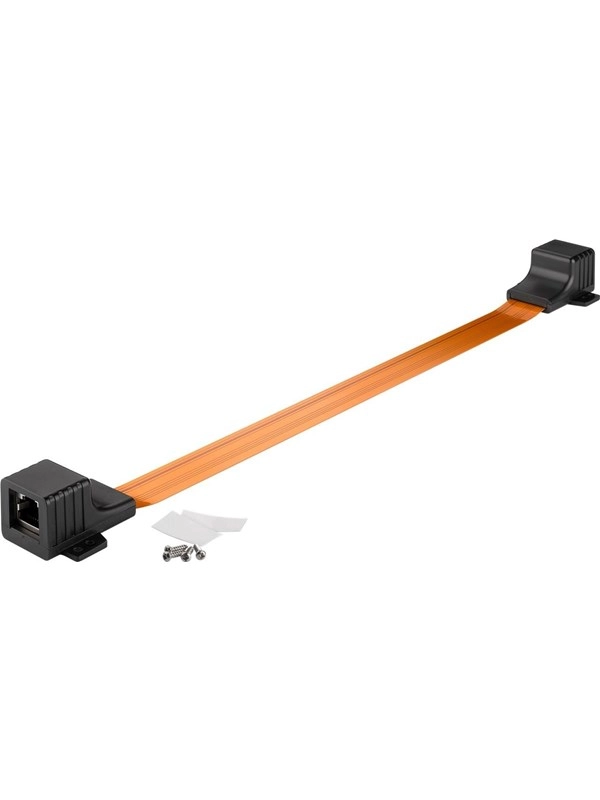 Fensterdurchführung Ultra-Slim, RJ45, Kabel