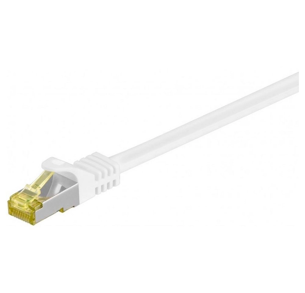 Patchkabel RJ-45 S/FTP mit Cat7 Rohkabel