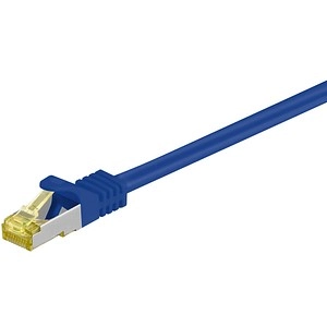 Patchkabel RJ-45 S/FTP mit Cat7 Rohkabel