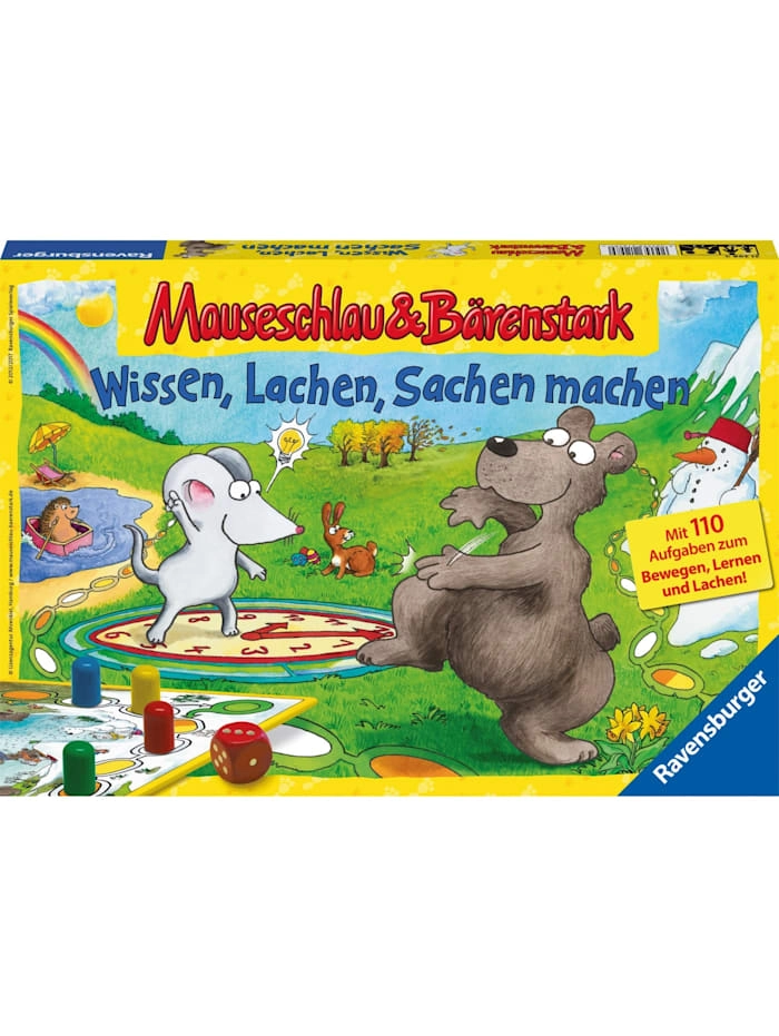 Mauseschlau & Bärenstark: Wissen, Lachen, Sachen machen, Brettspiel