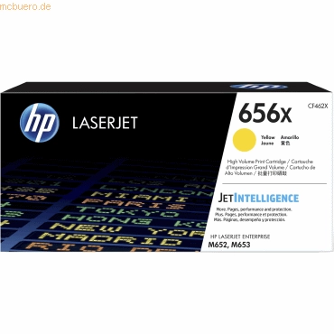 Toner gelb 656X (CF462X)