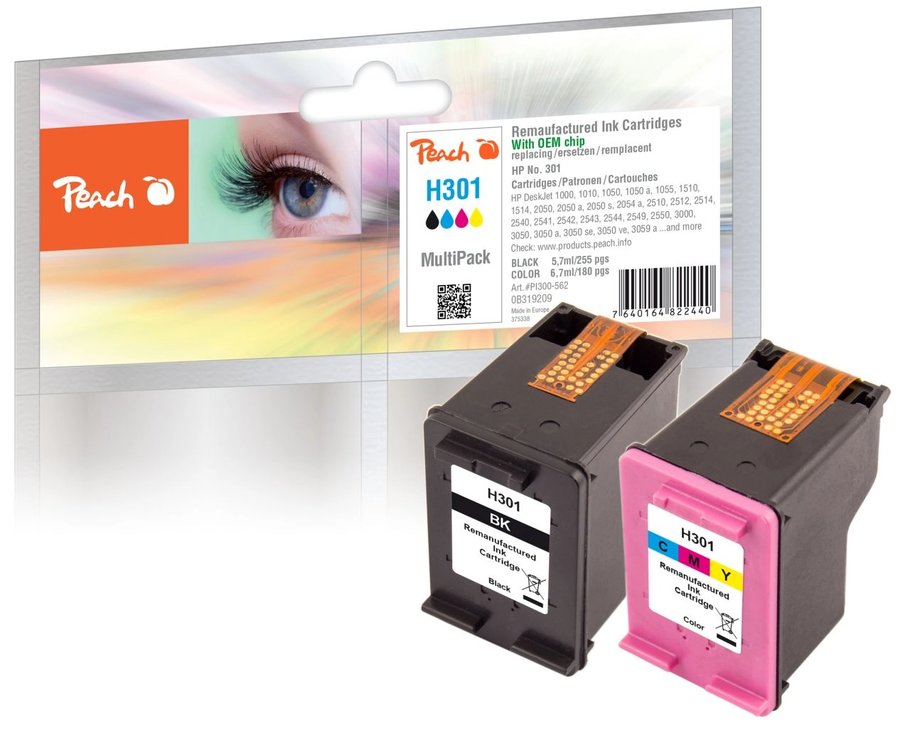 Tinte schwarz + color PI300-562