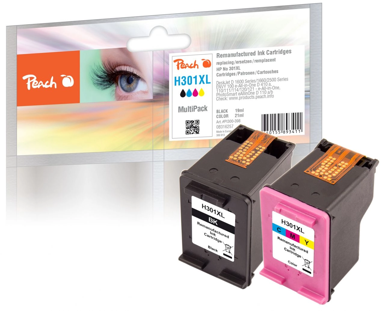 Tinte schwarz + color PI300-399