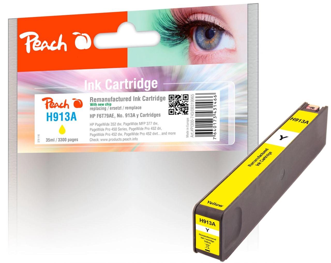 Tinte gelb PI300-743