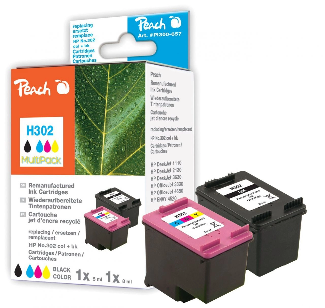 Tinte schwarz + color PI300-657