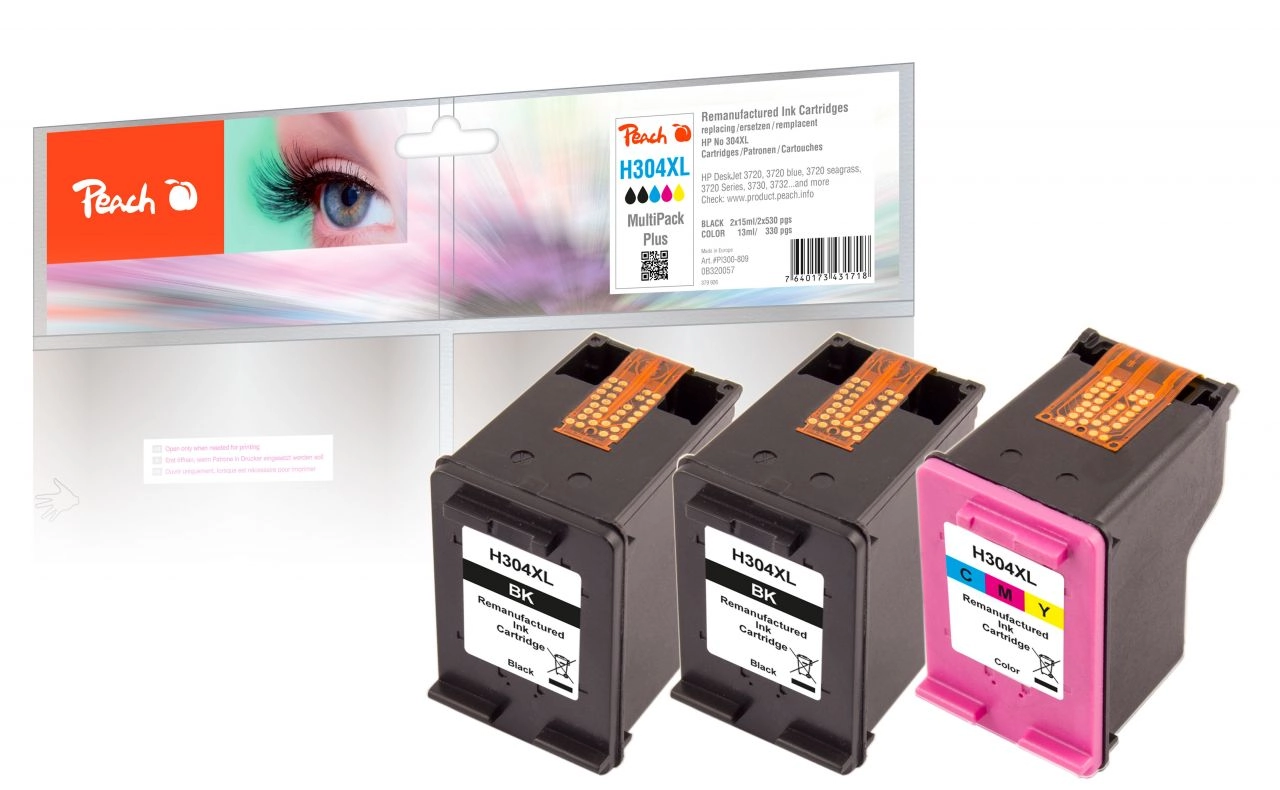 Tinte 2x schwarz + color PI300-809, Toner