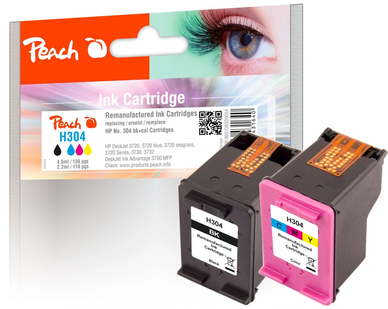 Tinte schwarz + color PI300-802