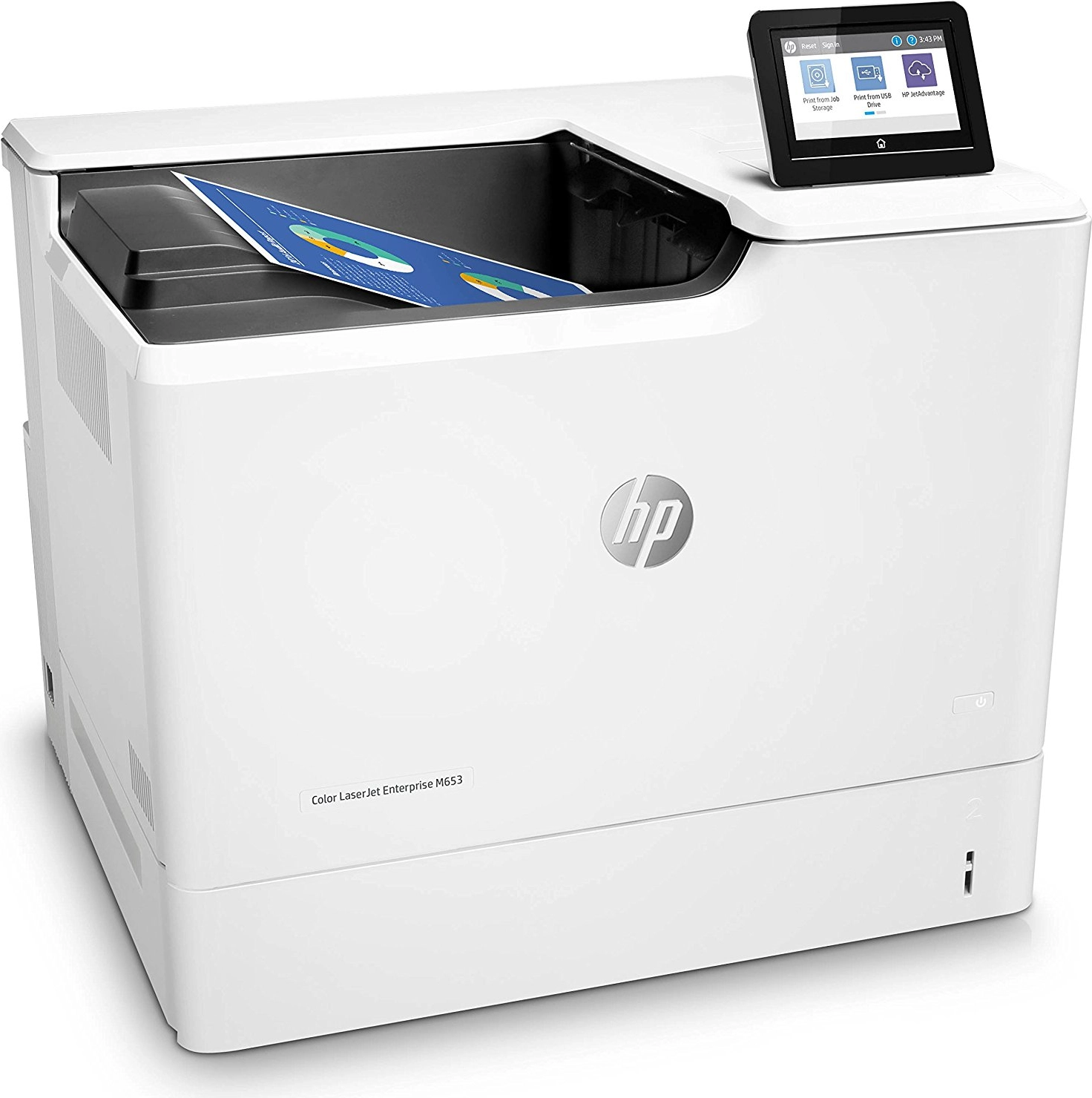 Color LaserJet Enterprise M653dn, Farblaserdrucker
