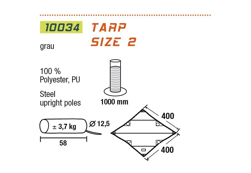 Tarp 2, Sonnensegel