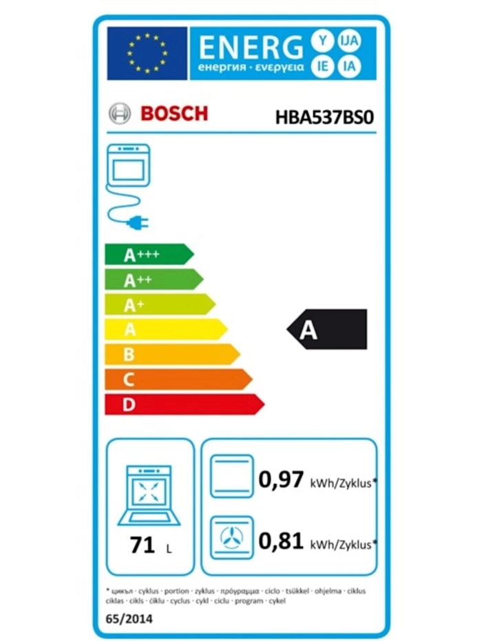 HBA537BS0 Serie | 6, Backofen